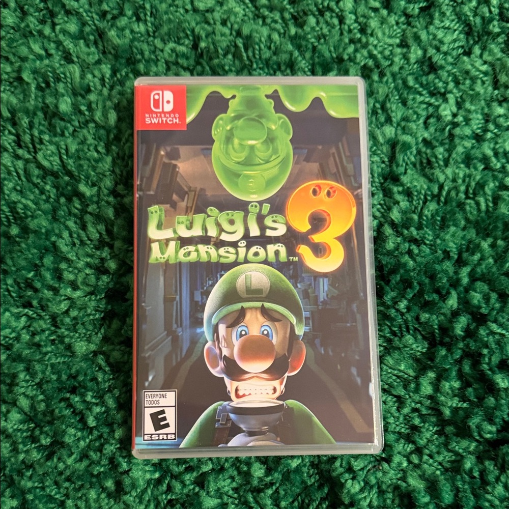 Nintendo Luigi's Mansion 3 – Green and Black Switch Game Case